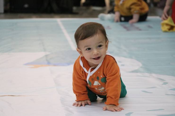 Rize'de bebek emekleme yarışması düzenlendi 1