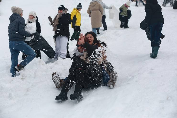 Rize'de Ayder Kardan Adam Kış Festivali başladı 33