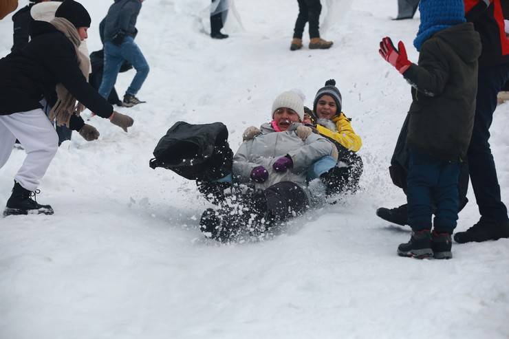 Rize'de Ayder Kardan Adam Kış Festivali başladı 36