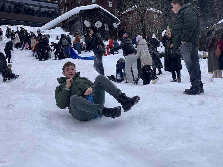 Rize'de Ayder Kardan Adam Kış Festivali başladı 46