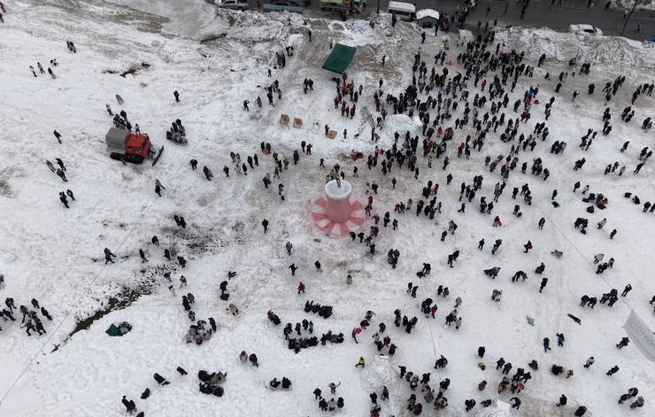 Rize'de Ayder Kardan Adam Kış Festivali başladı 48