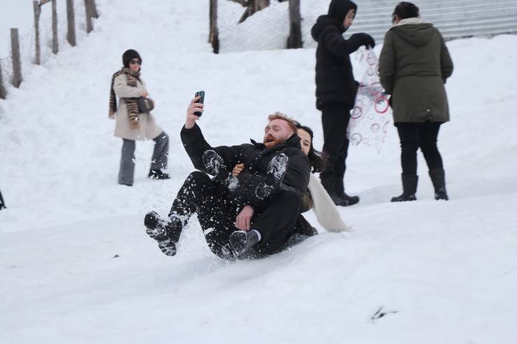 Rize'de Ayder Kardan Adam Kış Festivali gerçekleştirildi 4