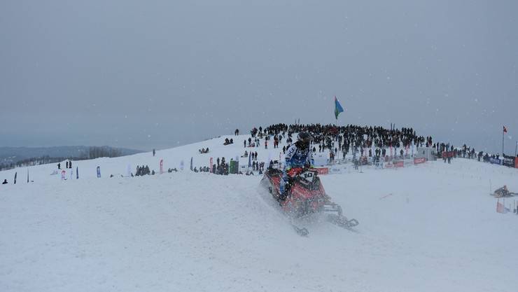 Dünya Kar Motosikleti Şampiyonası'nda sıralama yarışları yapıldı 34