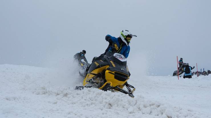 Dünya Kar Motosikleti Şampiyonası'nda sıralama yarışları yapıldı 44