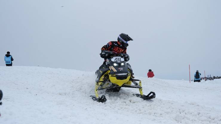 Dünya Kar Motosikleti Şampiyonası'nda sıralama yarışları yapıldı 45