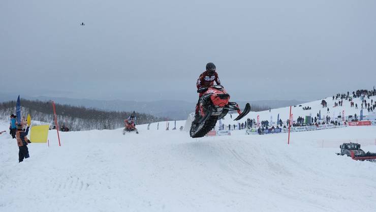 Dünya Kar Motosikleti Şampiyonası'nda sıralama yarışları yapıldı 50