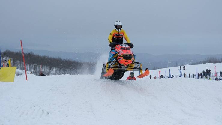 Dünya Kar Motosikleti Şampiyonası'nda sıralama yarışları yapıldı 56