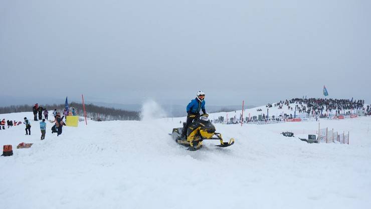 Dünya Kar Motosikleti Şampiyonası'nda sıralama yarışları yapıldı 57