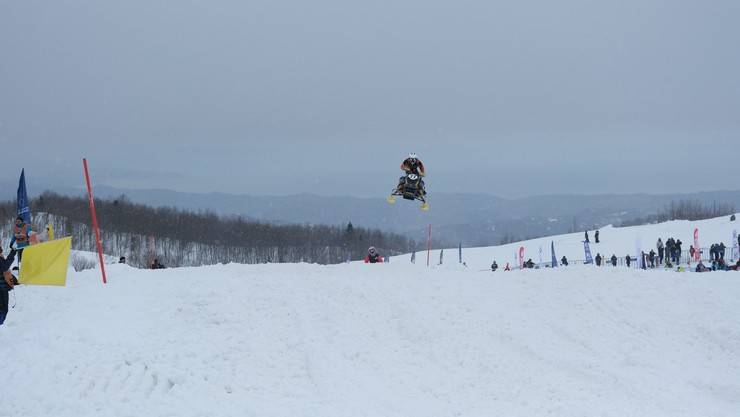 Dünya Kar Motosikleti Şampiyonası'nda sıralama yarışları yapıldı 58