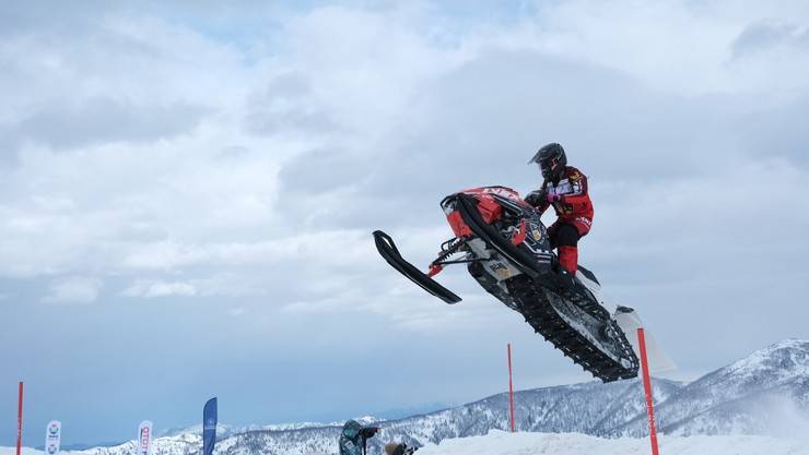 Dünya Kar Motosikleti Şampiyonası'nda sıralama yarışları yapıldı 65