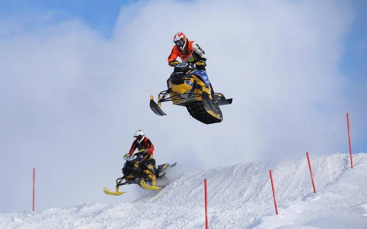 "Yeşilay Dünya Kar Motosikleti Şampiyonası"nın Türkiye etabı tamamlandı 28