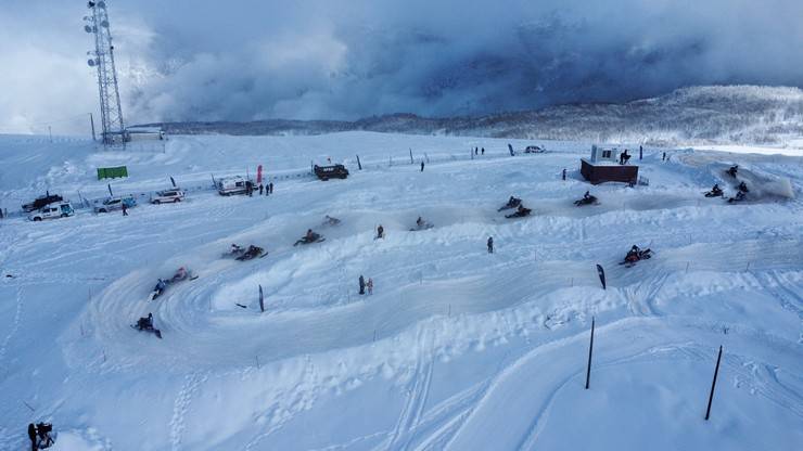 "Yeşilay Dünya Kar Motosikleti Şampiyonası"nın Türkiye etabı tamamlandı 42