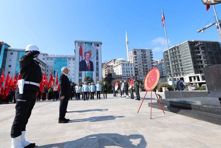 Rize’de Çanakkale Zaferi’nin 111. Yıl Dönümü Kutlandı 9