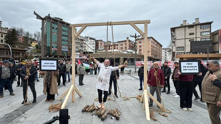 Akademisyen Kemal Sağlam’dan Rize’de İsrail’in İdam Yasası’na Tepkİ 12