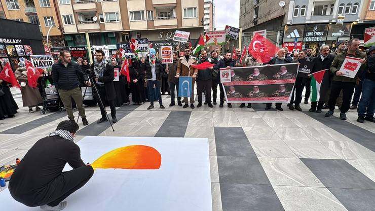 Rize'de İsrail Protestosu: Boykot Nöbetleri Devam Ediyor 9
