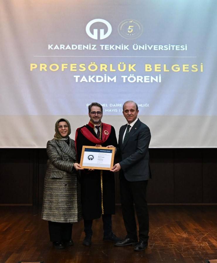KTÜ’de Profesörlük Belgesi Takdim Töreni Gerçekleştirildi 11
