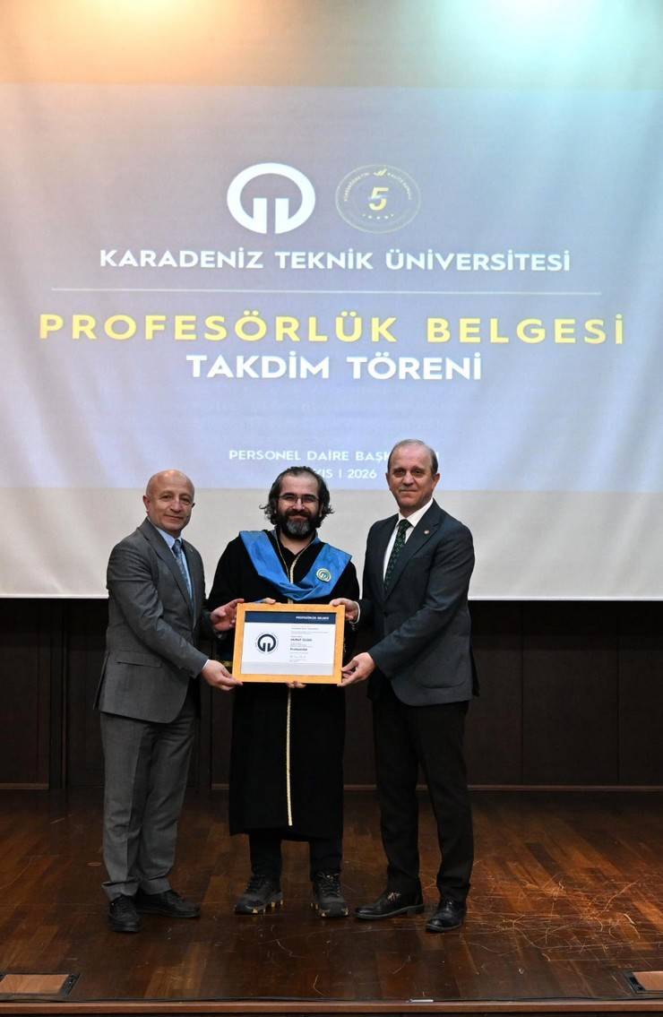KTÜ’de Profesörlük Belgesi Takdim Töreni Gerçekleştirildi 16