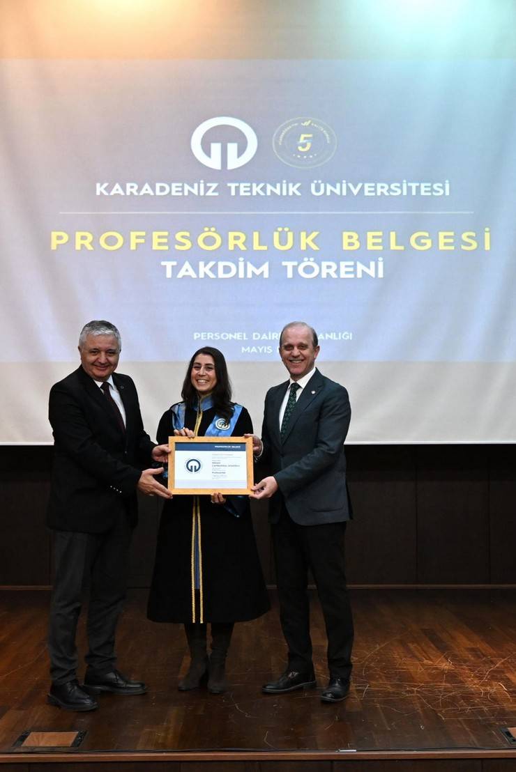 KTÜ’de Profesörlük Belgesi Takdim Töreni Gerçekleştirildi 19