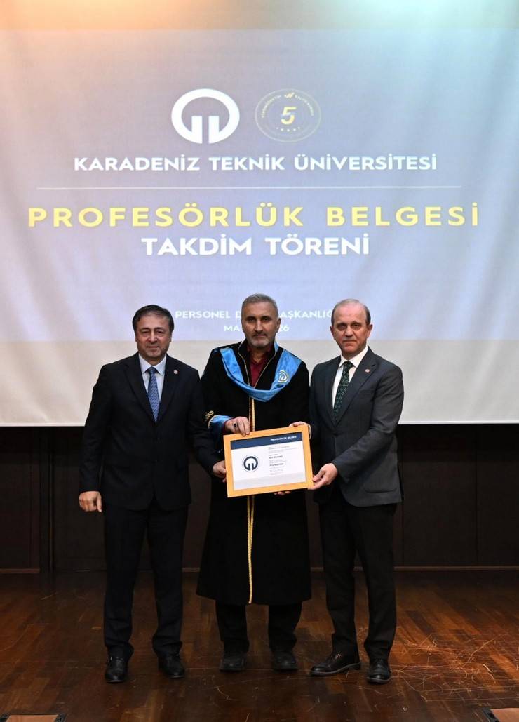 KTÜ’de Profesörlük Belgesi Takdim Töreni Gerçekleştirildi 20