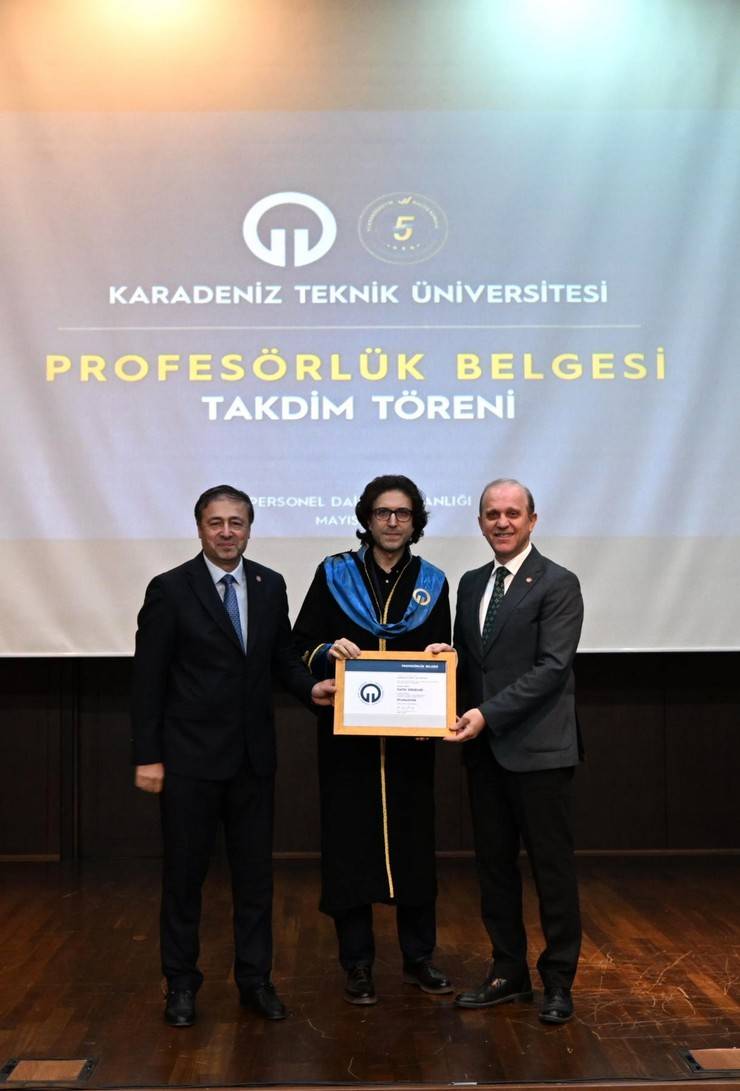 KTÜ’de Profesörlük Belgesi Takdim Töreni Gerçekleştirildi 22