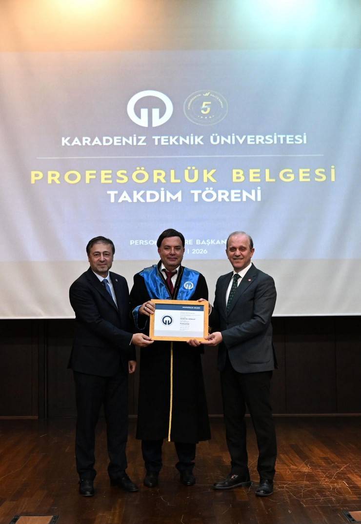 KTÜ’de Profesörlük Belgesi Takdim Töreni Gerçekleştirildi 23