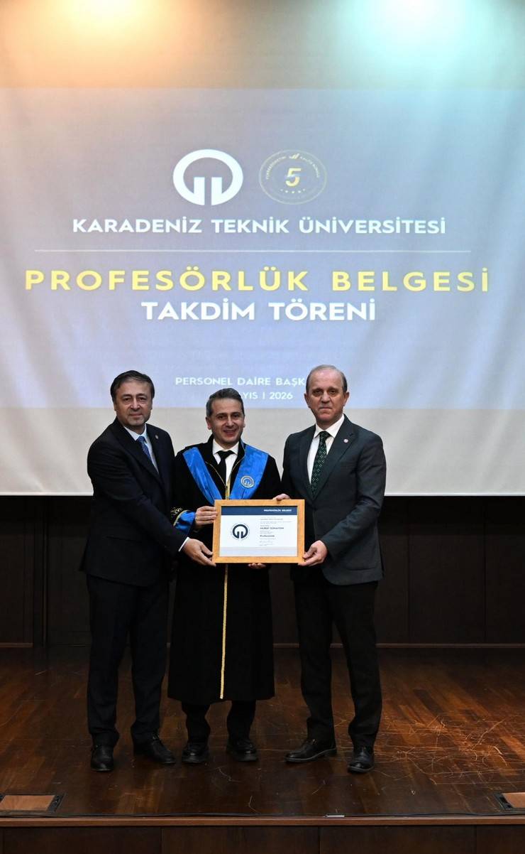 KTÜ’de Profesörlük Belgesi Takdim Töreni Gerçekleştirildi 24