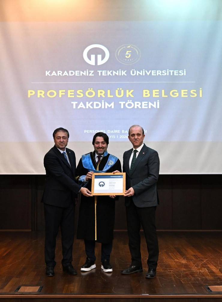 KTÜ’de Profesörlük Belgesi Takdim Töreni Gerçekleştirildi 27