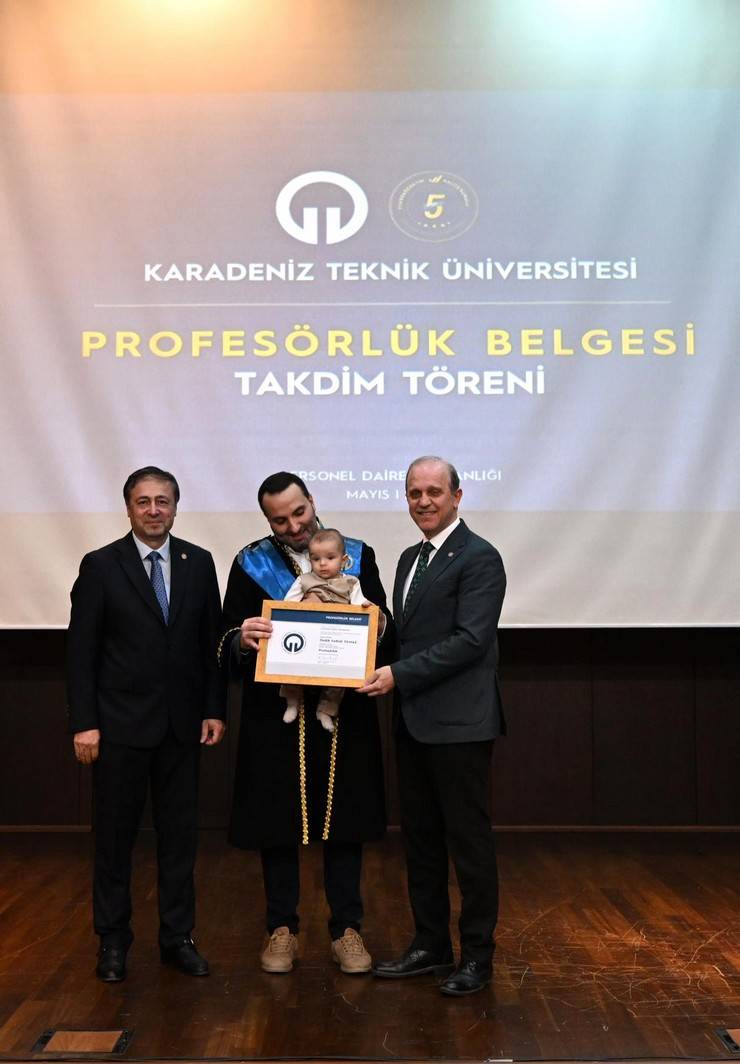 KTÜ’de Profesörlük Belgesi Takdim Töreni Gerçekleştirildi 28