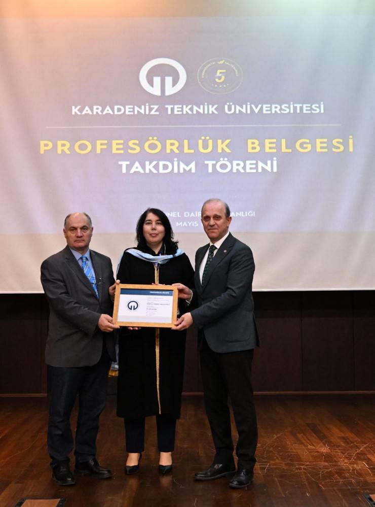 KTÜ’de Profesörlük Belgesi Takdim Töreni Gerçekleştirildi 3
