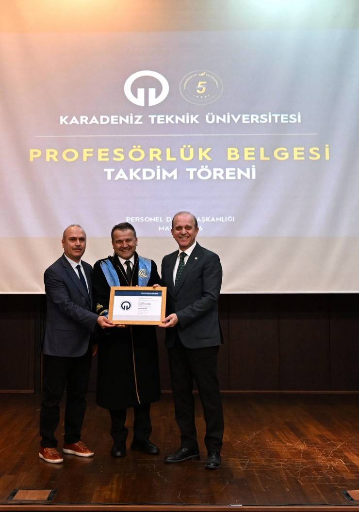 KTÜ’de Profesörlük Belgesi Takdim Töreni Gerçekleştirildi 32