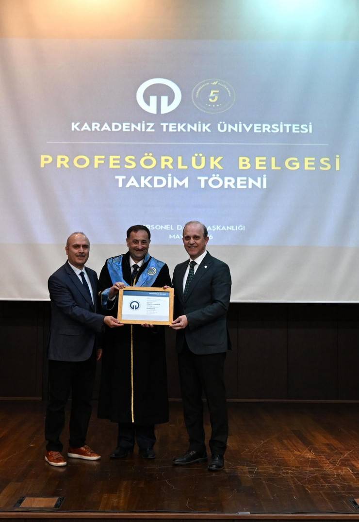 KTÜ’de Profesörlük Belgesi Takdim Töreni Gerçekleştirildi 34