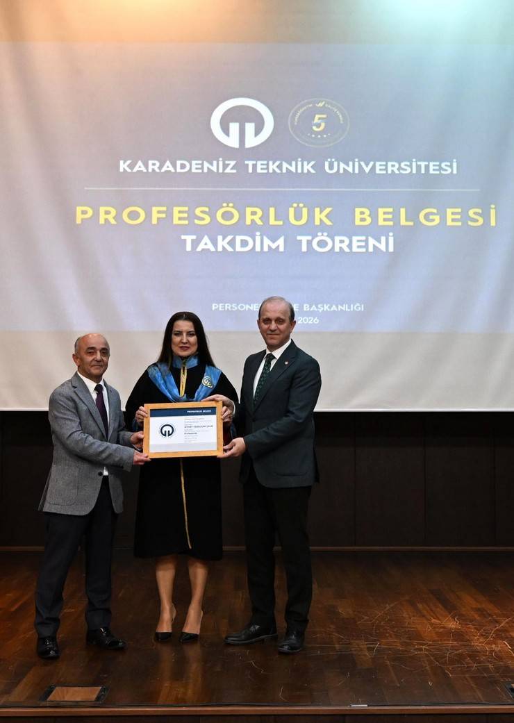 KTÜ’de Profesörlük Belgesi Takdim Töreni Gerçekleştirildi 36