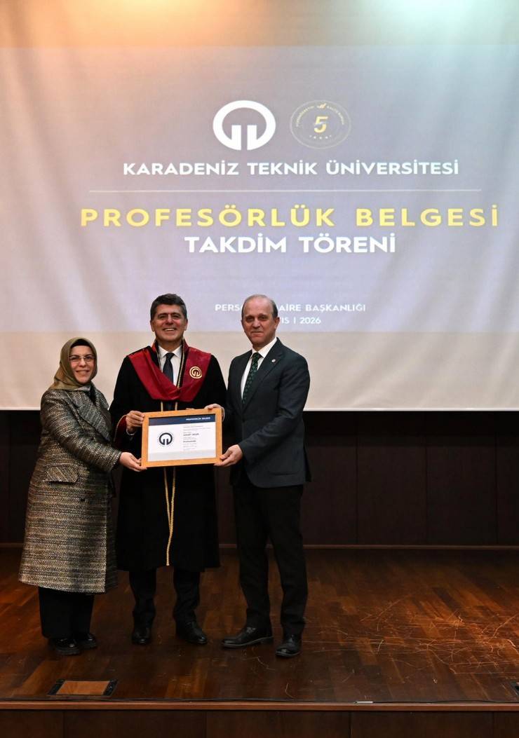 KTÜ’de Profesörlük Belgesi Takdim Töreni Gerçekleştirildi 37