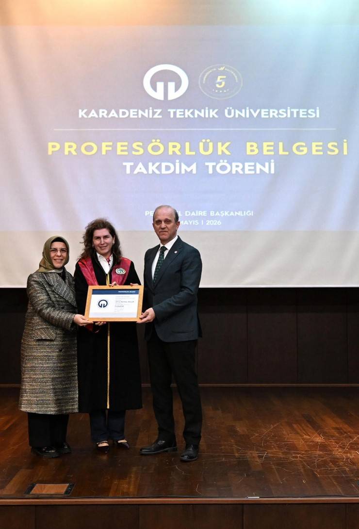 KTÜ’de Profesörlük Belgesi Takdim Töreni Gerçekleştirildi 38