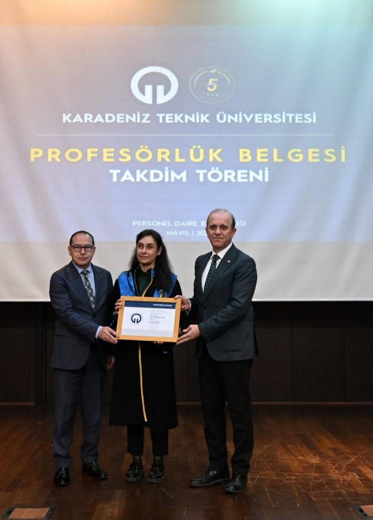 KTÜ’de Profesörlük Belgesi Takdim Töreni Gerçekleştirildi 4