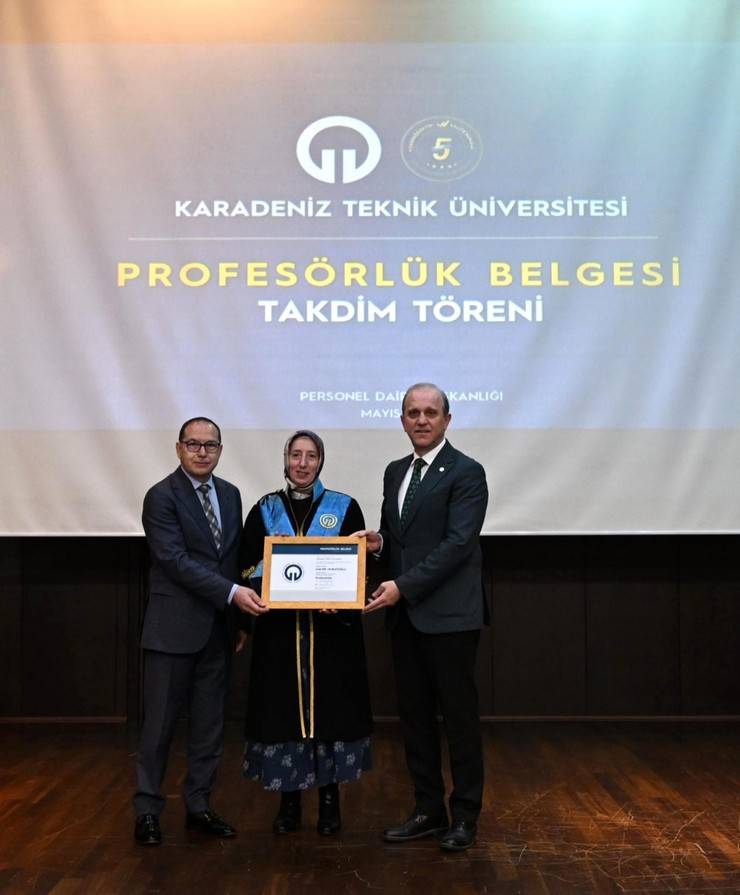 KTÜ’de Profesörlük Belgesi Takdim Töreni Gerçekleştirildi 5