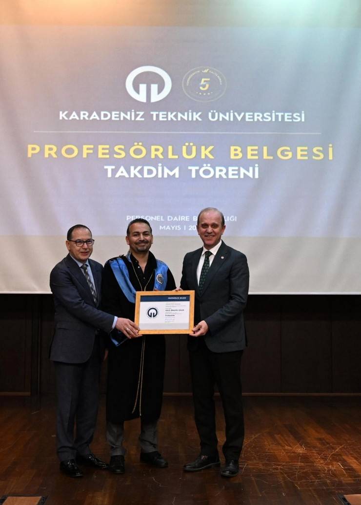 KTÜ’de Profesörlük Belgesi Takdim Töreni Gerçekleştirildi 6
