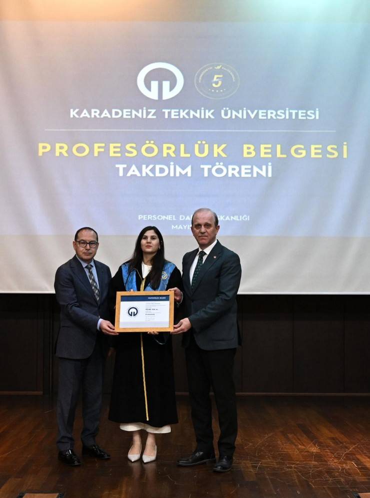 KTÜ’de Profesörlük Belgesi Takdim Töreni Gerçekleştirildi 8