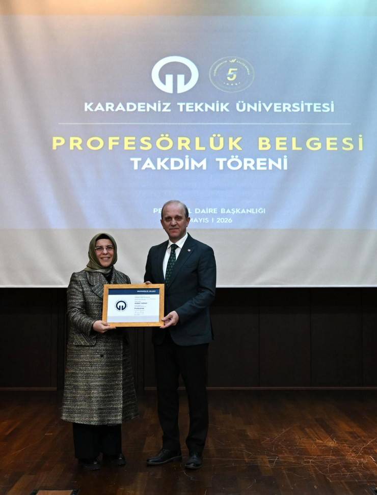 KTÜ’de Profesörlük Belgesi Takdim Töreni Gerçekleştirildi 9