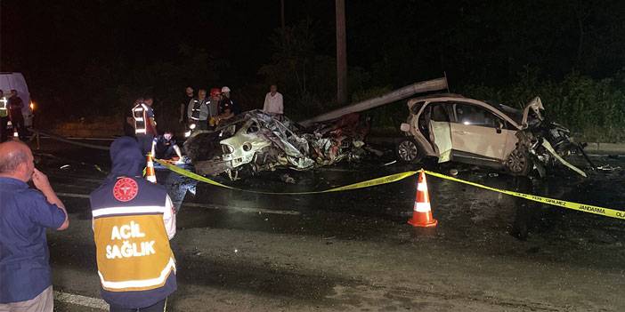 Rize'de Karadeniz Sahil Yolu’nda zincirleme kaza sonrası yangın; 3 ölü, 4 yaralı