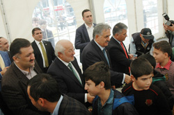 Rize'de Bayramlaşma Çadırda Yapıldı