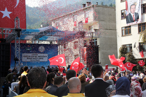 Erdoğan'a Güneysu'da Sevgi Seli 15