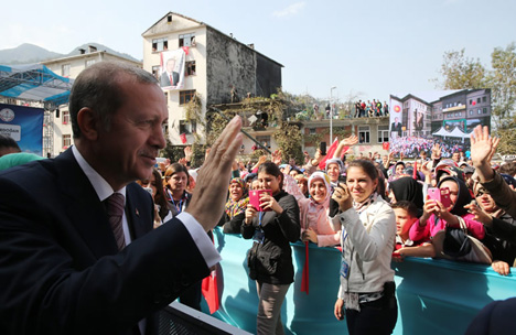 Erdoğan'a Güneysu'da Sevgi Seli 3