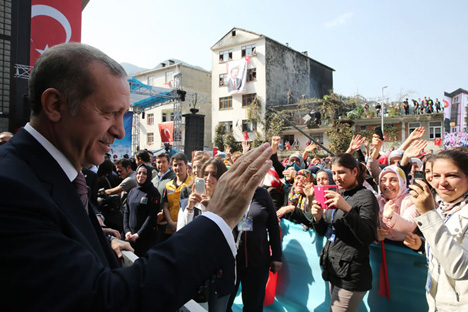 Erdoğan'a Güneysu'da Sevgi Seli 4
