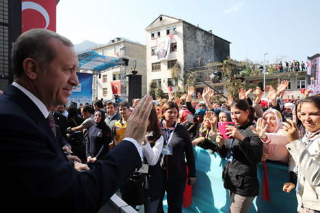 Erdoğan'a Güneysu'da Sevgi Seli 5