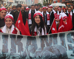 Rize'de Sarıkamış Yürüyüşü Düzenlendi