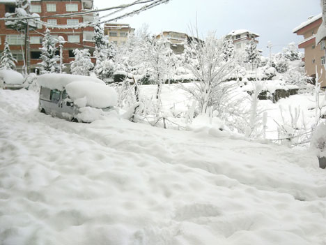 Rize'den Kar Görüntüleri 2