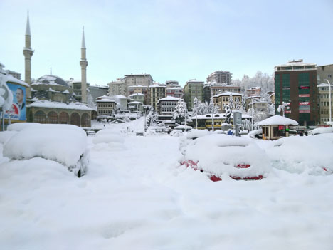 Rize'den Kar Görüntüleri 22