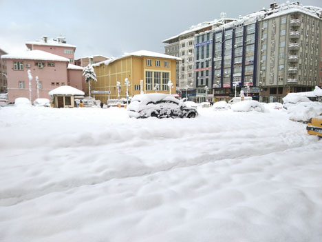 Rize'den Kar Görüntüleri 4