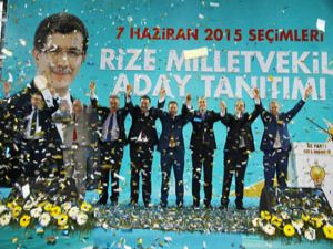 Ak Parti Rize'den Miting Gibi Aday Tanıtım Toplantısı